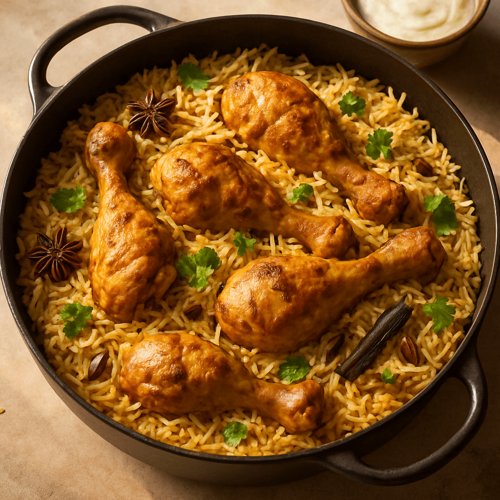 Biryani de pollo