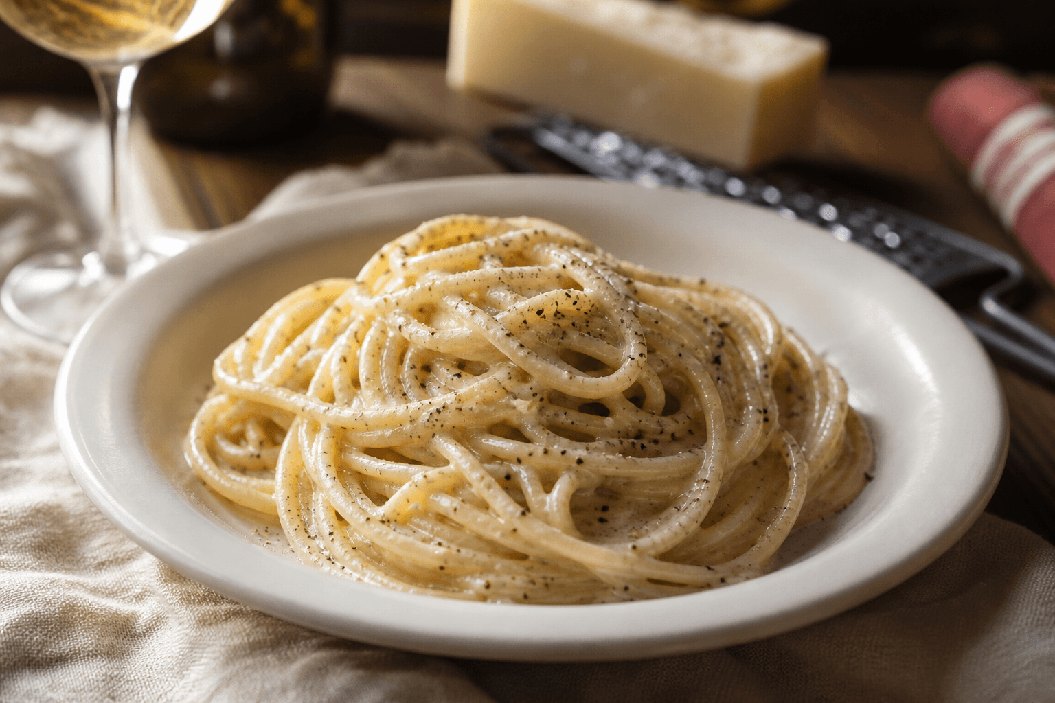 Cacio e pepe romana