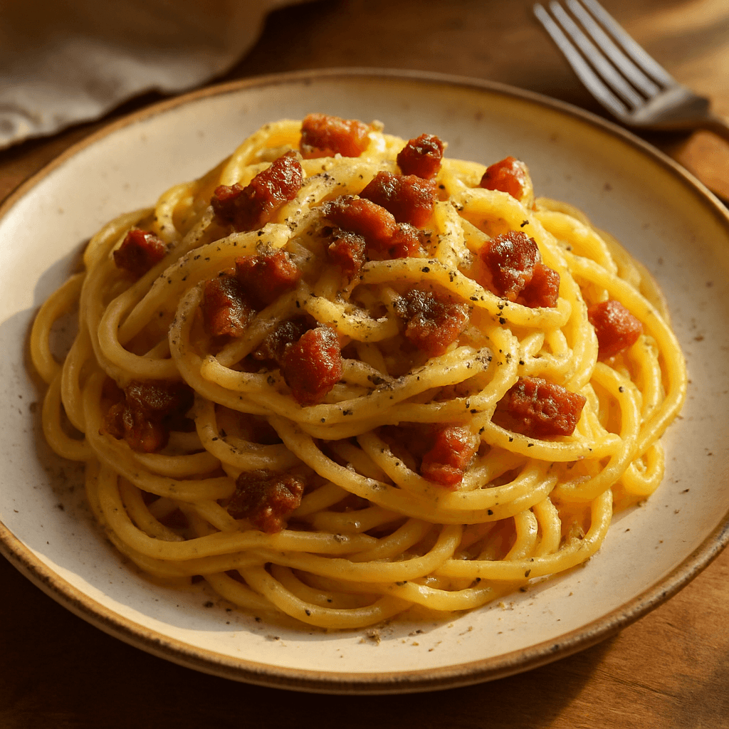Carbonara auténtica romana