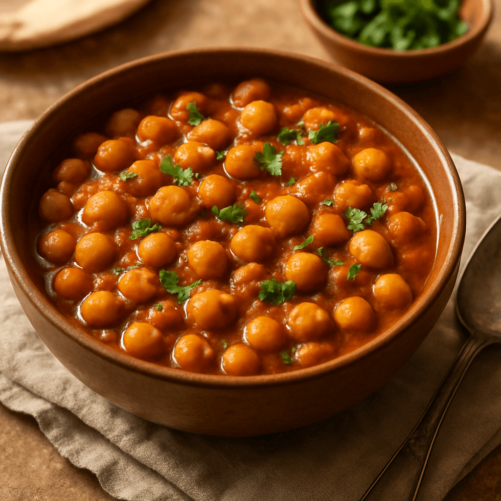 Chana masala casero
