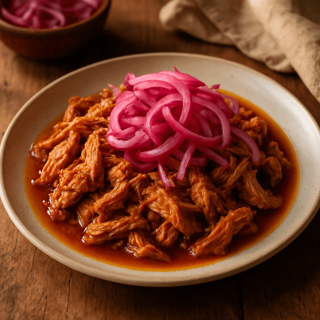 Cochinita pibil yucateca
