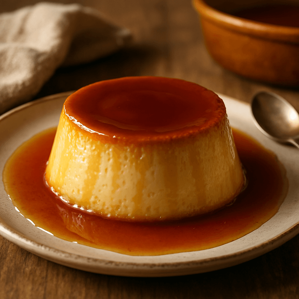 Flan napolitano cremoso