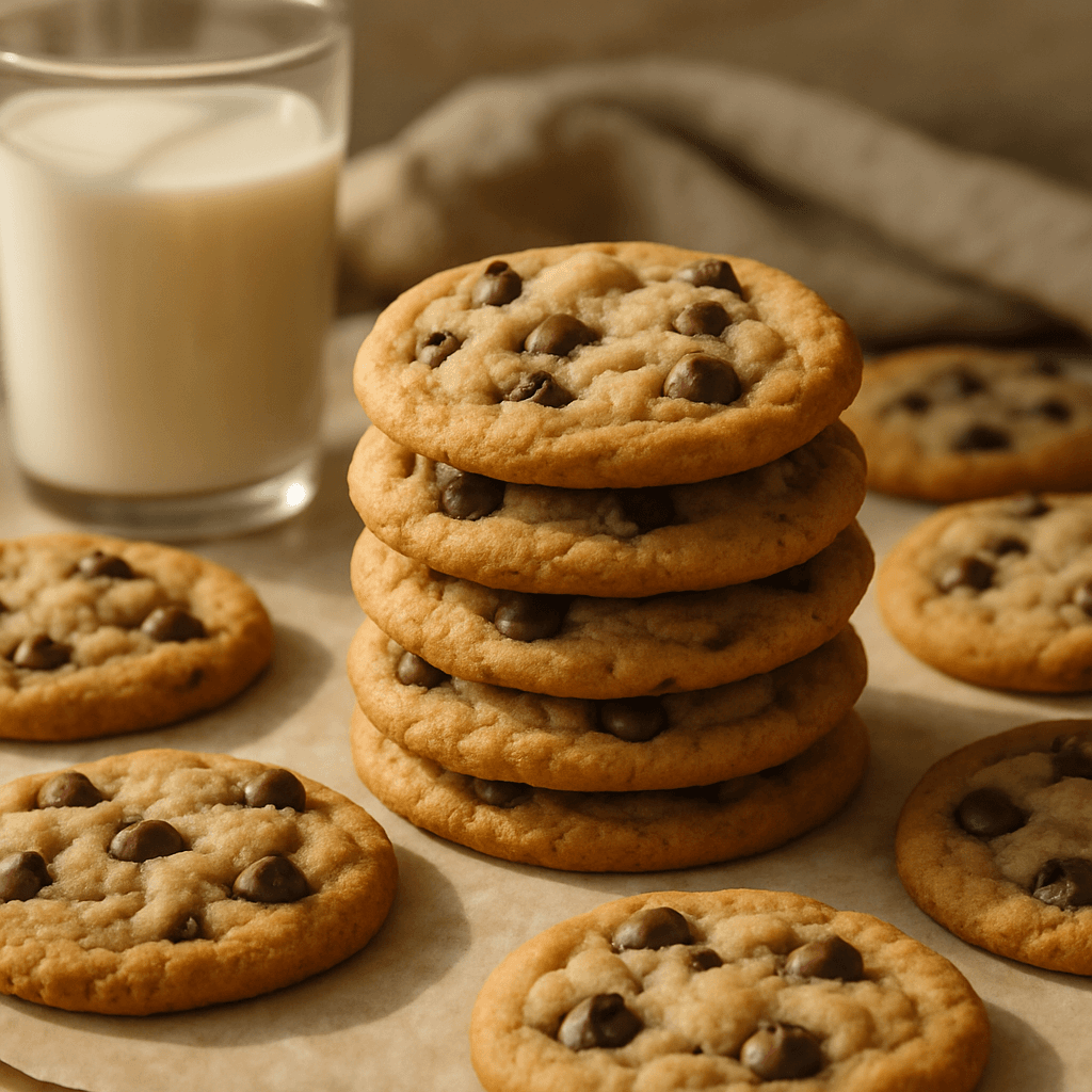 Galletas con chispas de chocolate
