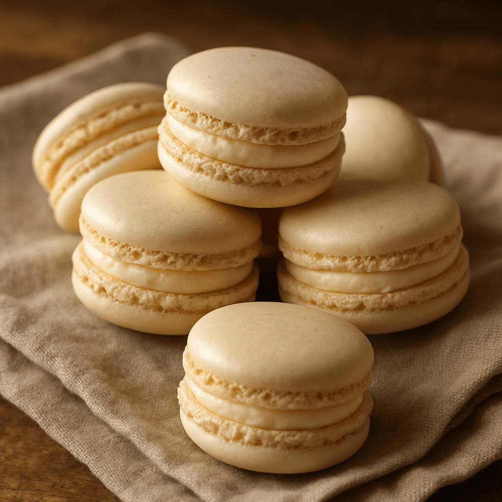 Macarons de vainilla