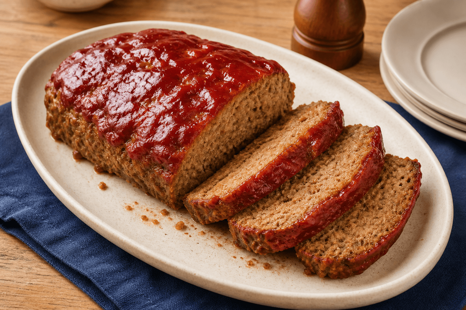 Meatloaf clásico americano