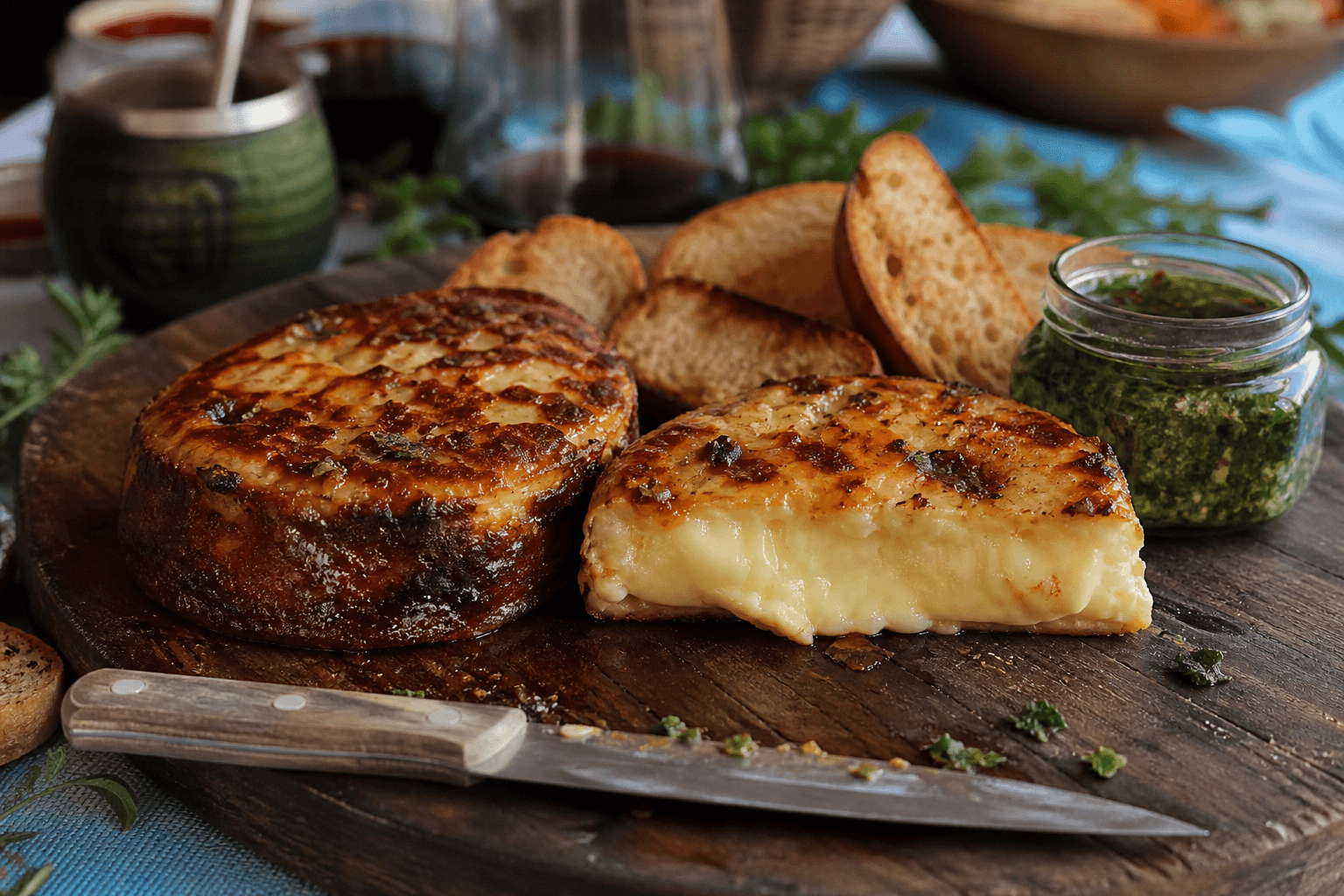 Provoleta a la parrilla