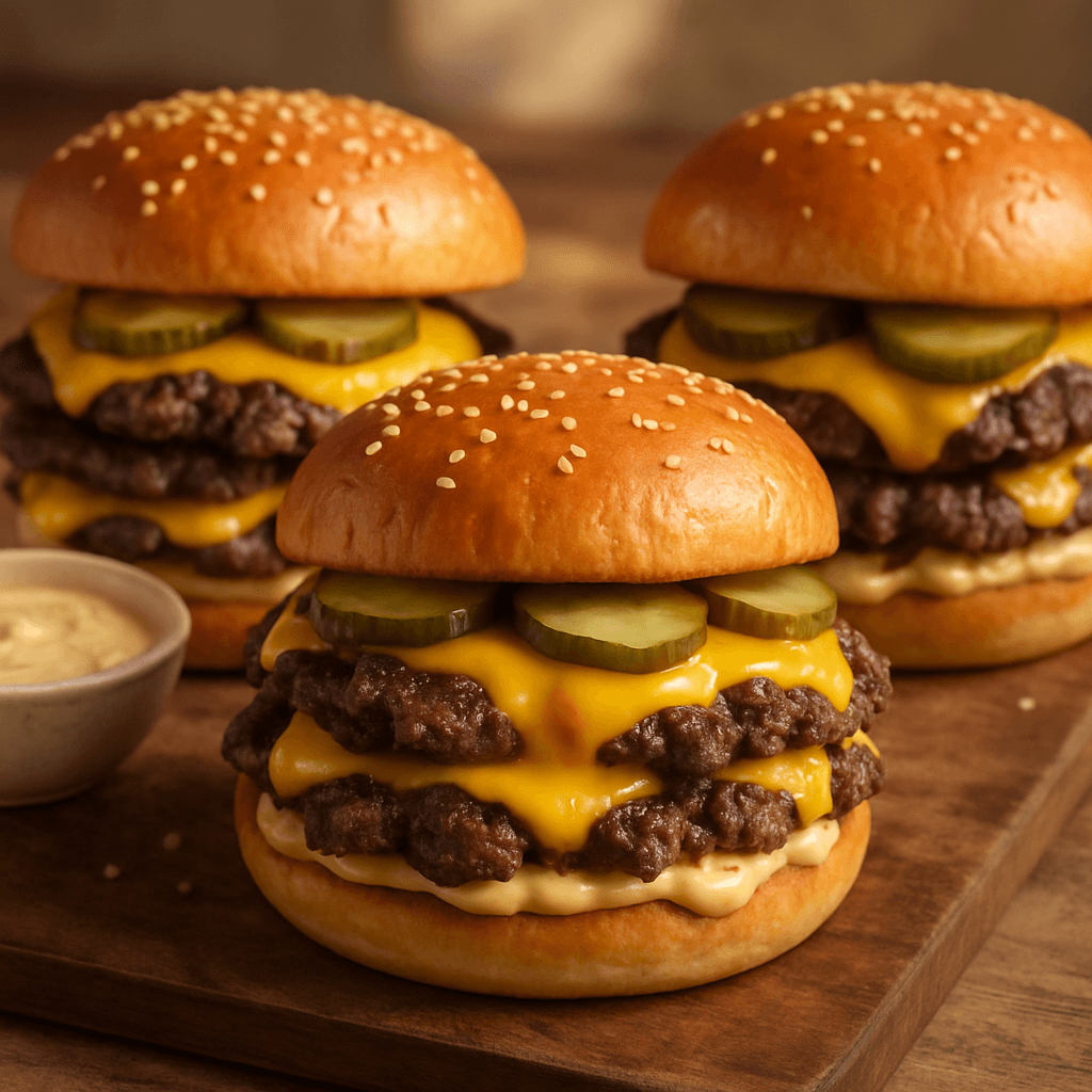 Smash burgers caseras